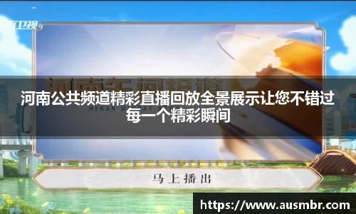 河南公共频道精彩直播回放全景展示让您不错过每一个精彩瞬间